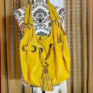 Yellow Michael Kors purse